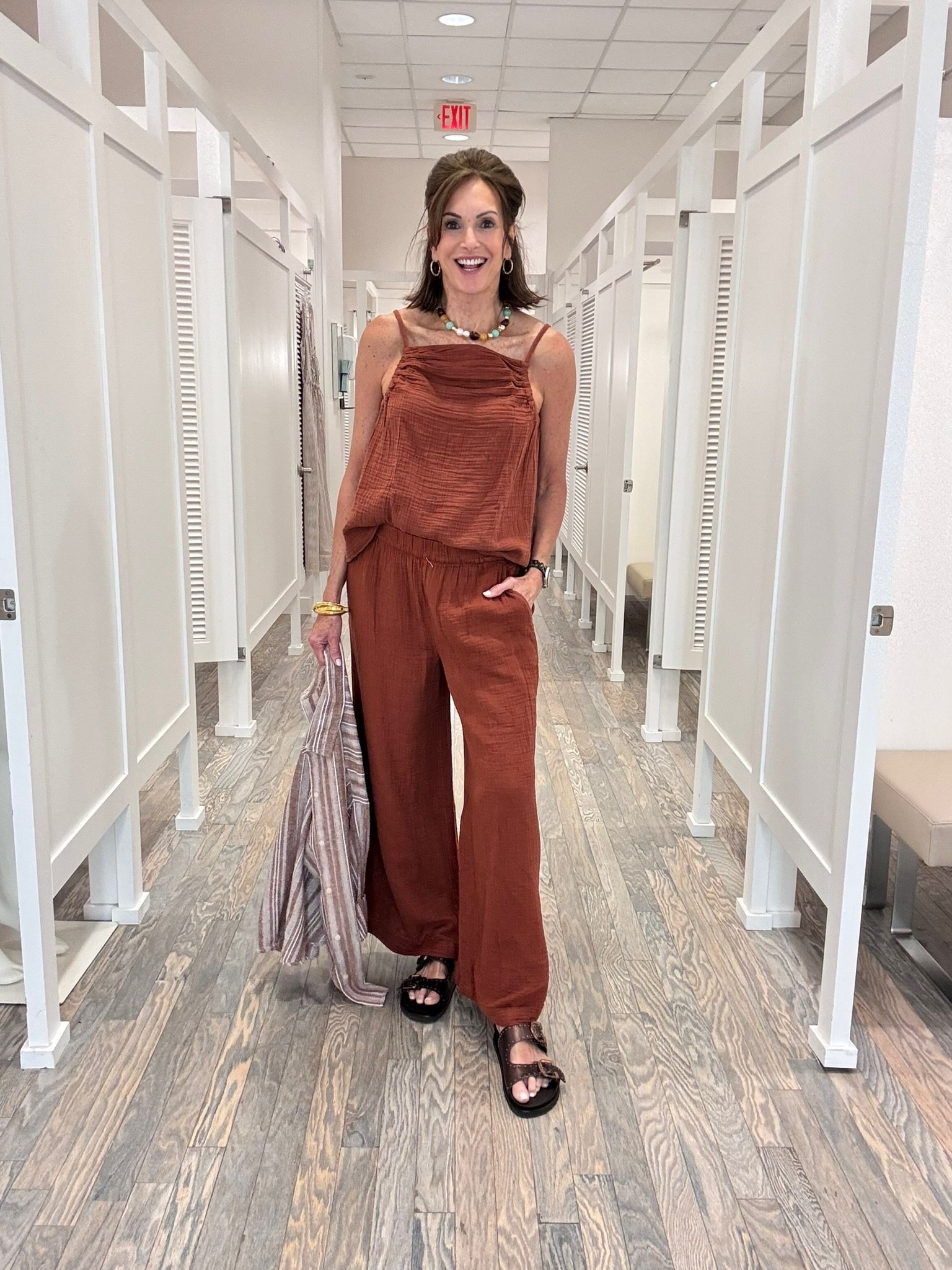 Gauze tank - medium Gauze pants - medium

Women’s fashion, outfit inspo, outfit ideas, what to wear for, fashion over 40, fashion over 50, spring outfits, spring style, spring outfit inspo, spring fashion, women’s spring outfit, Vacation outfit, vacation style, resort wear, matching set, casual outfit 

#LTKootd #LTKOver40 #LTKSeasonal
