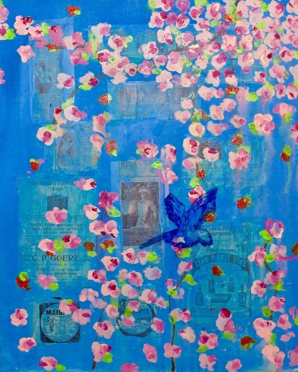 Cornflower Bluebird | Artfully Walls