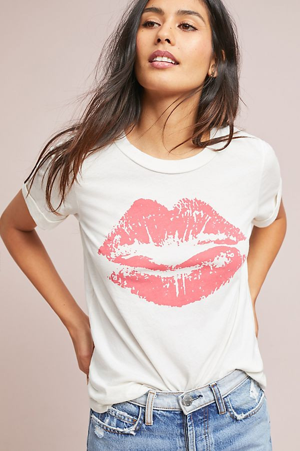 Sol Angeles Lips Graphic Tee | Anthropologie (US)