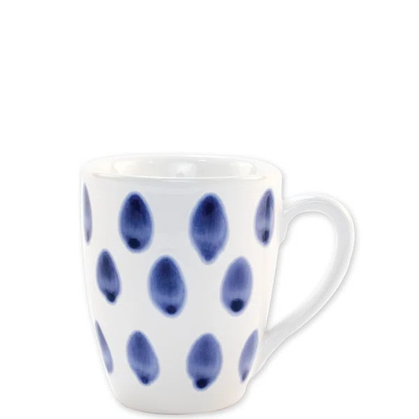 Santorini Dot Handmade Earthenware Coffee Mug | Wayfair North America