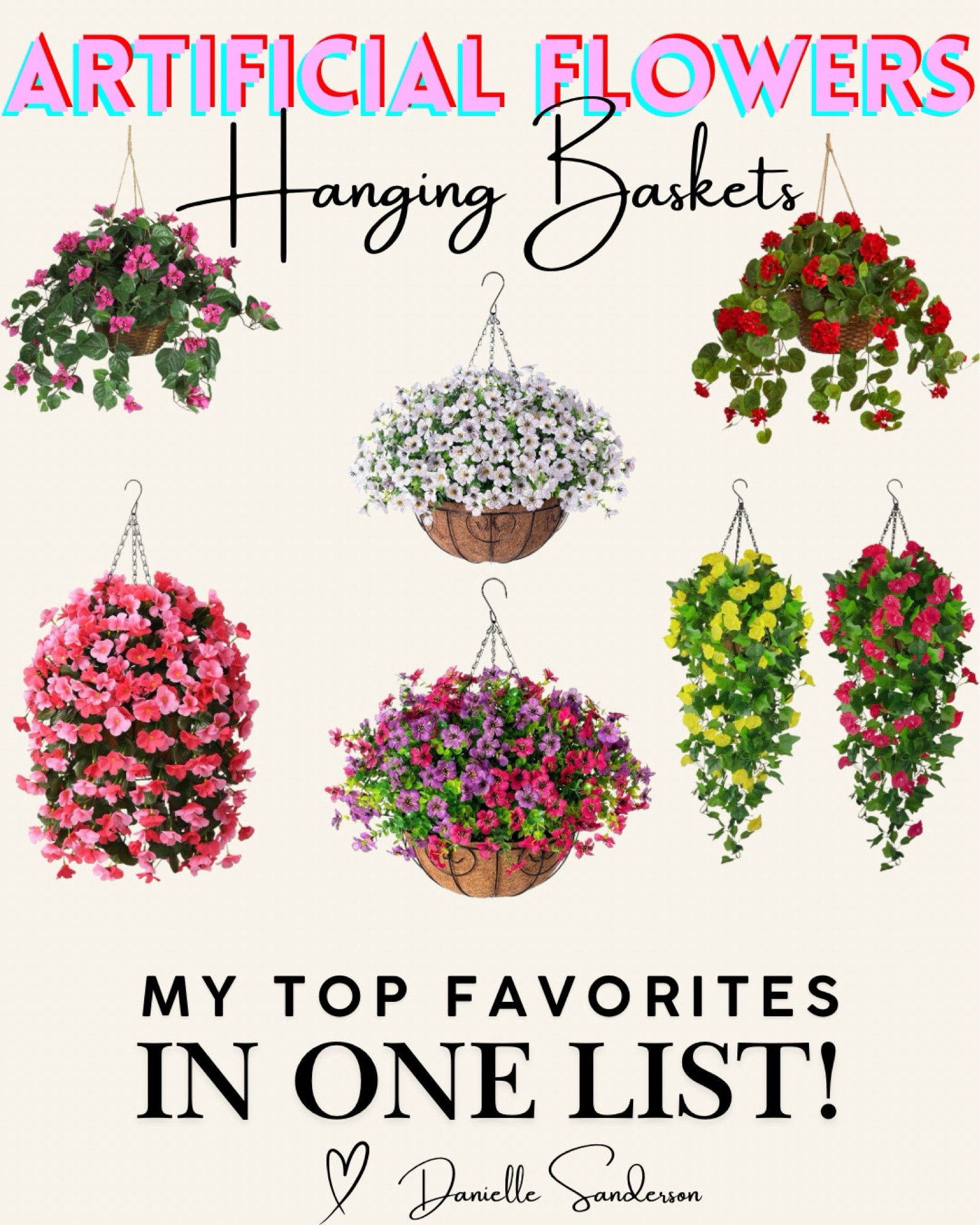 Top Rated and Favorite Artificial Hanging Basket Flowers! 

#LTKHome #LTKSeasonal
