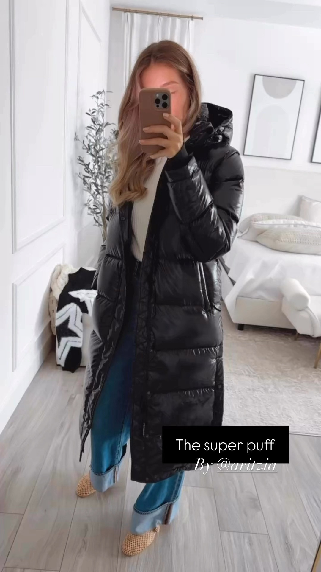 The super puff coat is GORGEOUS!! I love the high gloss black color!! 
Runs tts , wearing a size small 




#LTKU #LTKSeasonal #LTKStyleTip