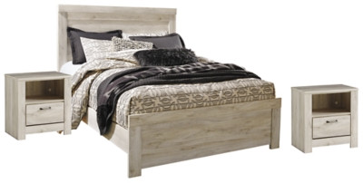 Bellaby Queen Panel Bed with 2 Nightstands | Ashley