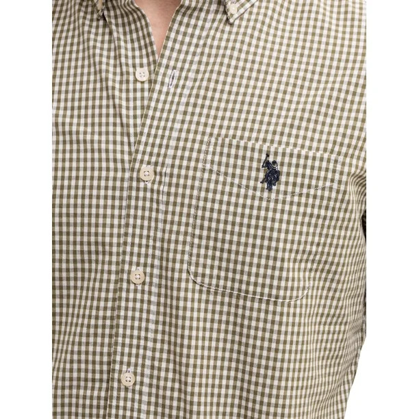 U.S. Polo Assn. Men's Long Sleeve Buttondown Shirt | Walmart (US)