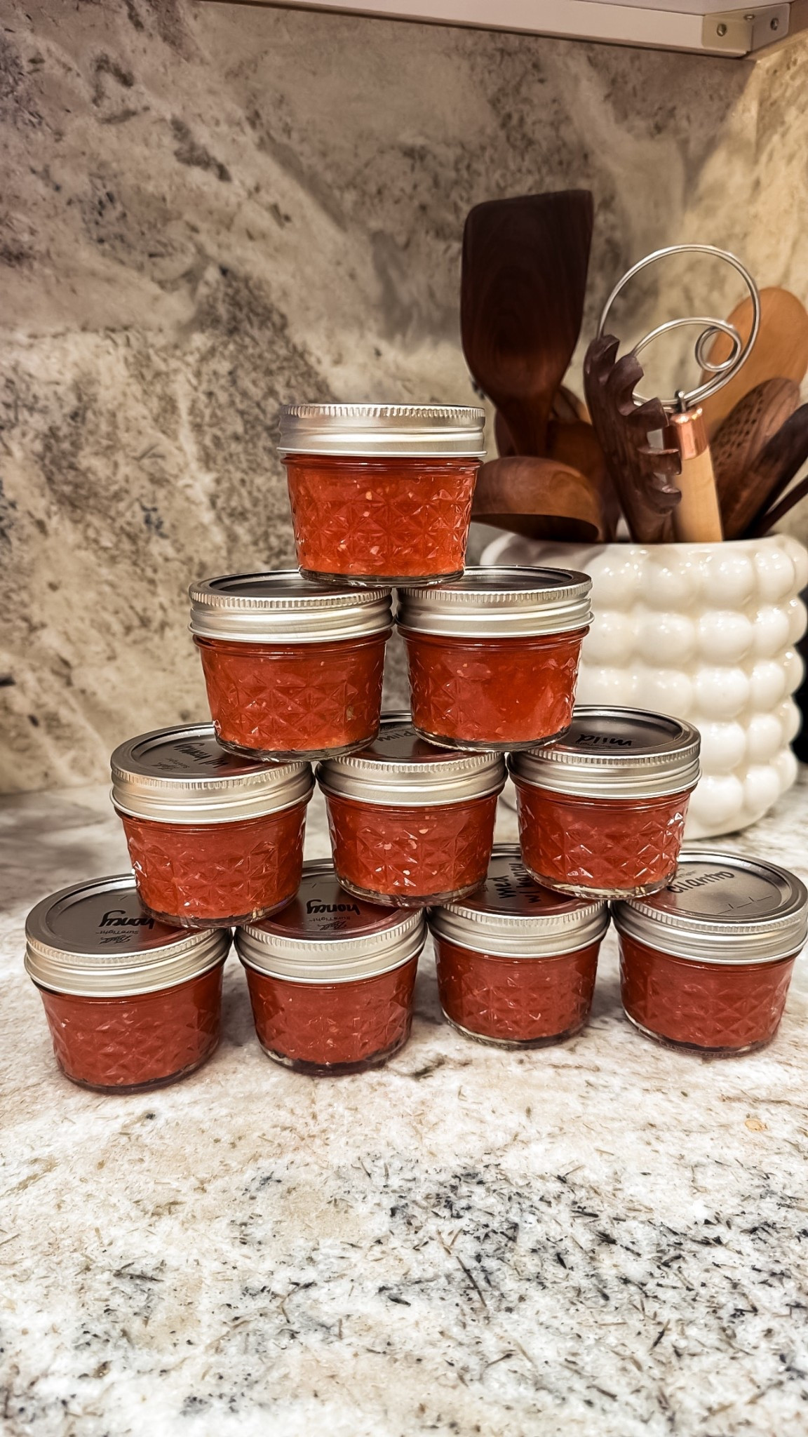 How cute are these baby canning jars! Used for salsa samples for the family. Currently BOGO 25% off all Ball canning jars

#LTKSaleAlert #LTKHome