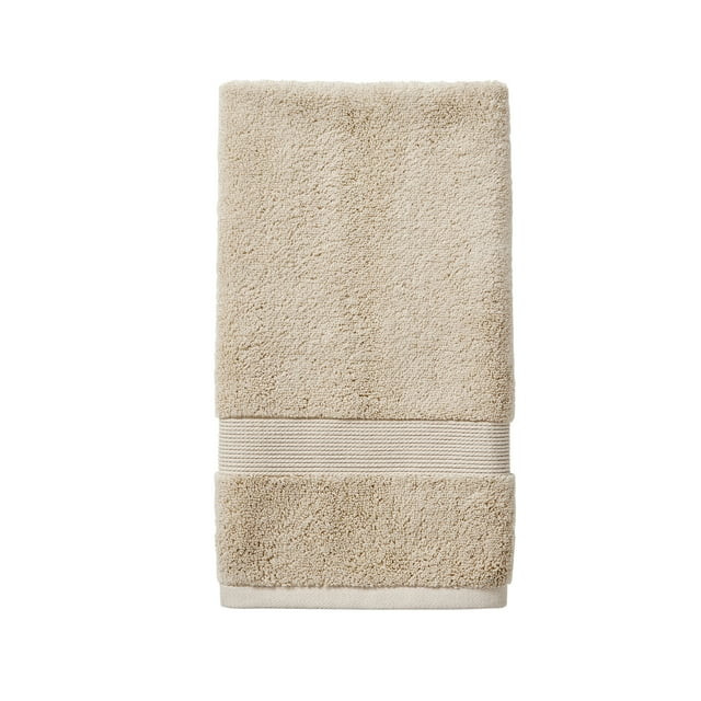 Better Homes & Gardens Signature Soft Solid Hand Towel, Almond Biscuit | Walmart (US)