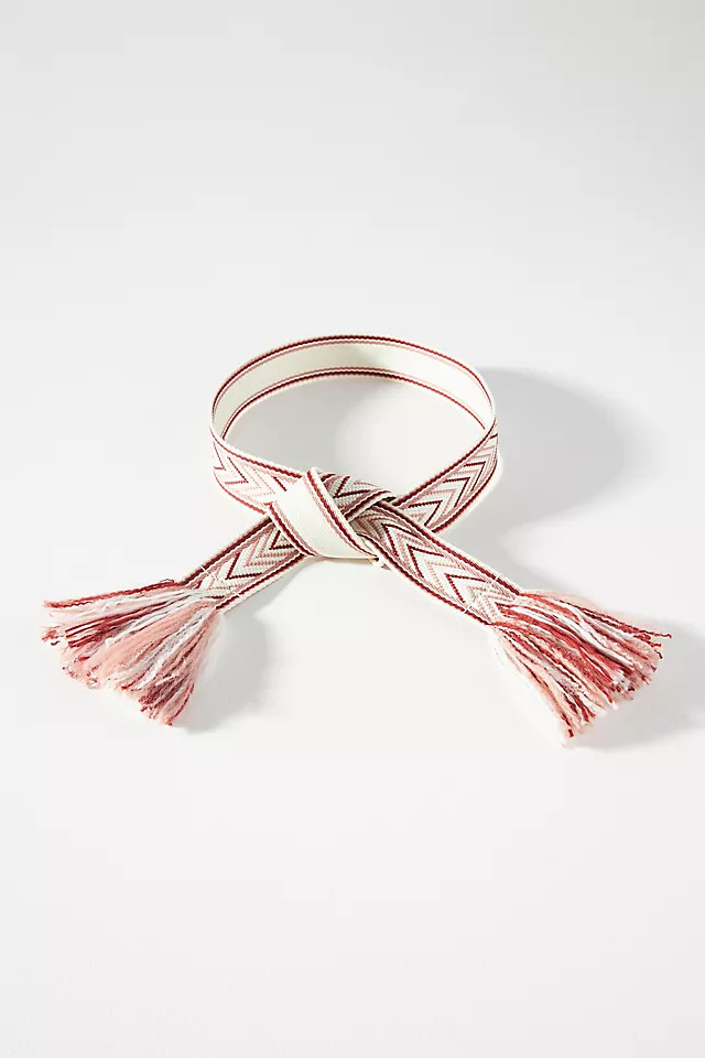 Woven Fringe Tie Belt | Anthropologie (US)