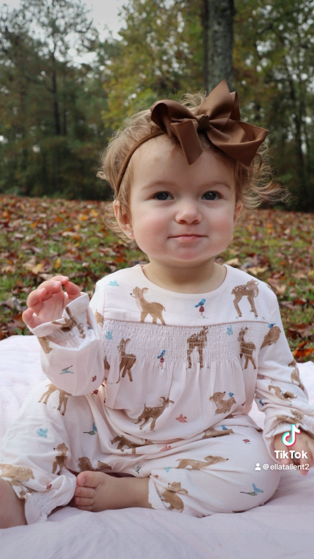 SO cute, SO dainty!! This Angel Dear Smocked Romper is perfect for Fall 🦌🎀

• bamboo material
• 6 prints available

#LTKBump #LTKKids #LTKSeasonal