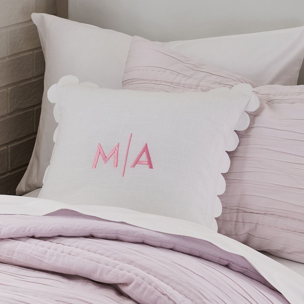Scallop Pillow Cover | Pottery Barn Teen