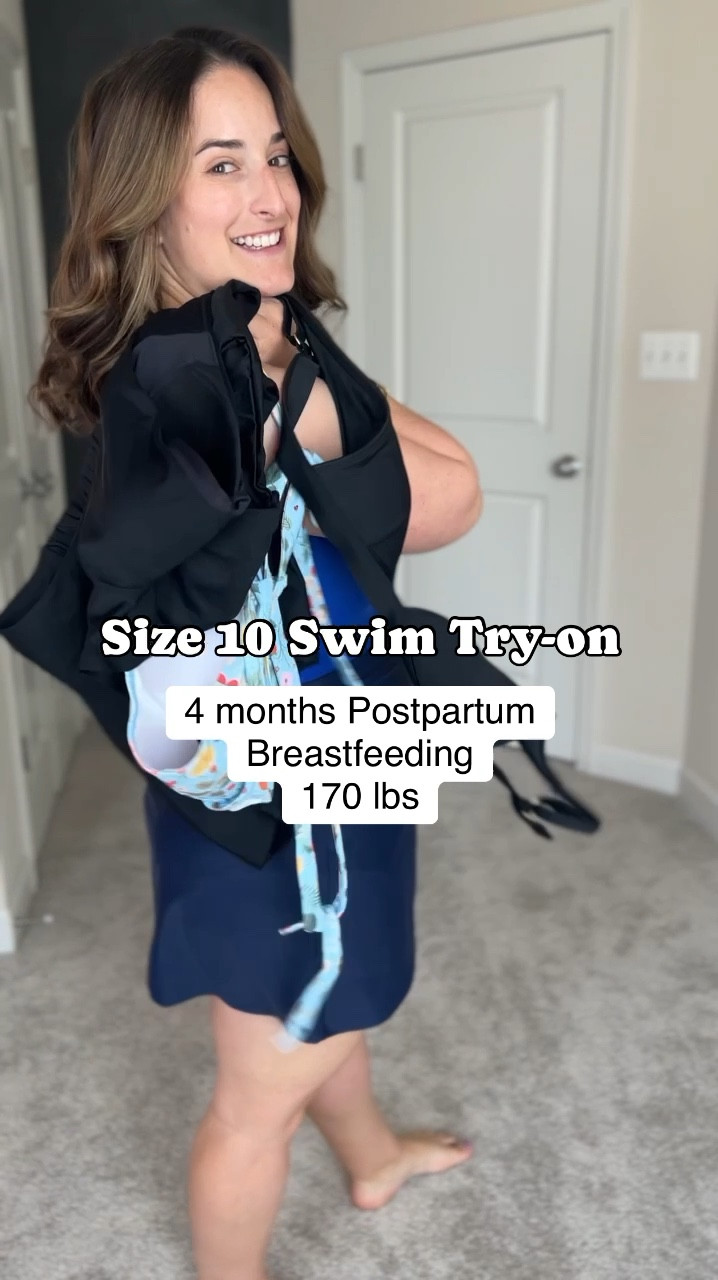 Size 10 swimsuit try-on! 

Use code KAITLYNJS10 for $10 off your Summersalt order! 

Swim skirt / swim shorts /one piece swimsuit/ bikini / black swimsuit / black bikini / tie shoulder swimsuit / cover-up / breastfeeding / postpartum 

#LTKswim #LTKbump #LTKmidsize