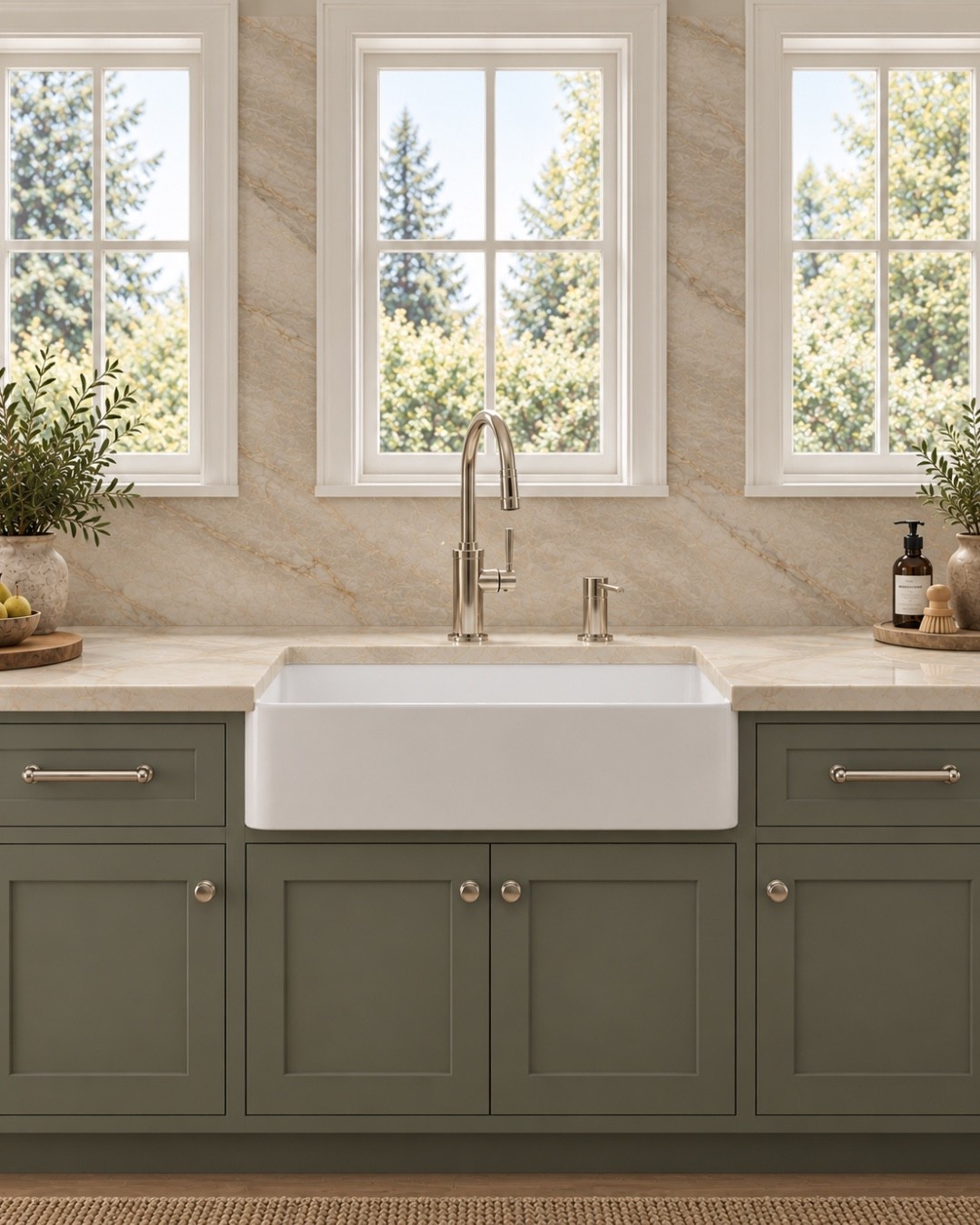 Beautiful kitchen hardware collections that come in brushed nickel!