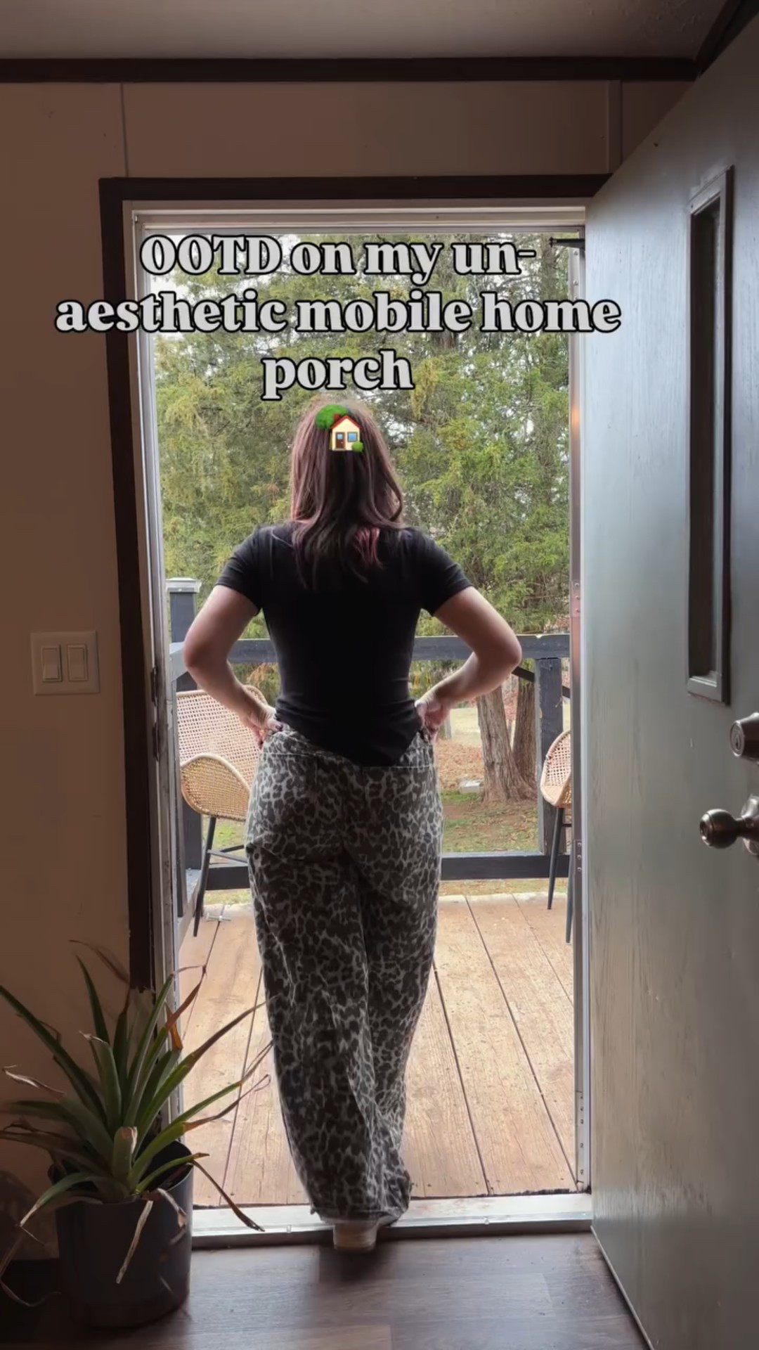 OOTD on my unaesthetic mobile home porch because confidence doesn’t need shiplap.
Shaking ass, taking names. Day 11. ✨
.
.
.
#mobilehomeliving #itsavibe #smalltownlife #zesica #zesicaofficial