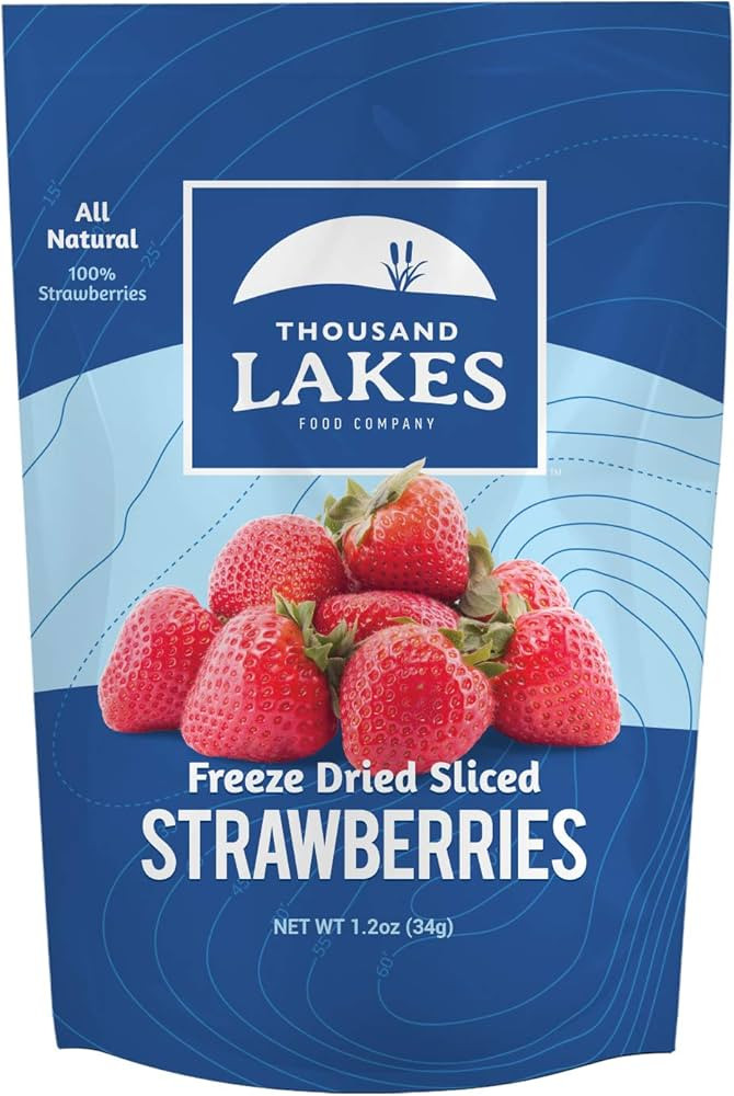 Thousand Lakes Freeze Dried Fruits and Vegetables - Strawberries 1.2 ounces | No Sugar Added | 10... | Amazon (US)