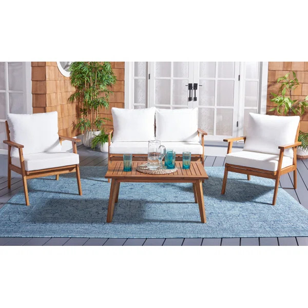 Arette 4Pc Outdoor Living Set | Wayfair North America