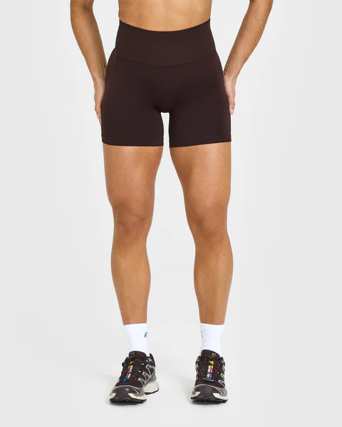 Effortless Seamless Shorts 
 Plum Brown | Oner Active (UK / US)