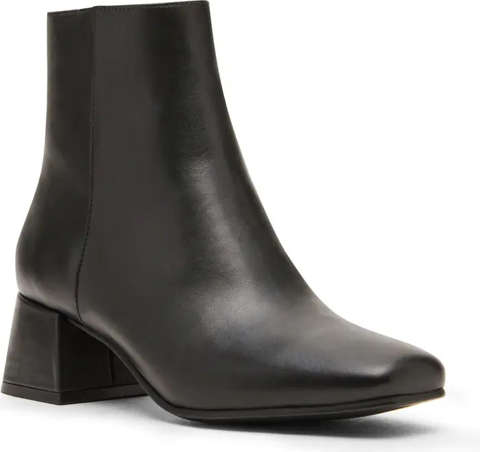 Lizzy Waterproof Square Toe Block Heel Bootie (Women) | Nordstrom
