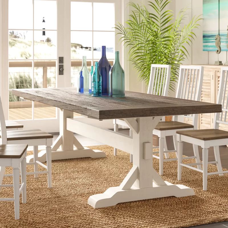 Rosecliff Heights Bulah Solid Wood Dining Table | Wayfair North America