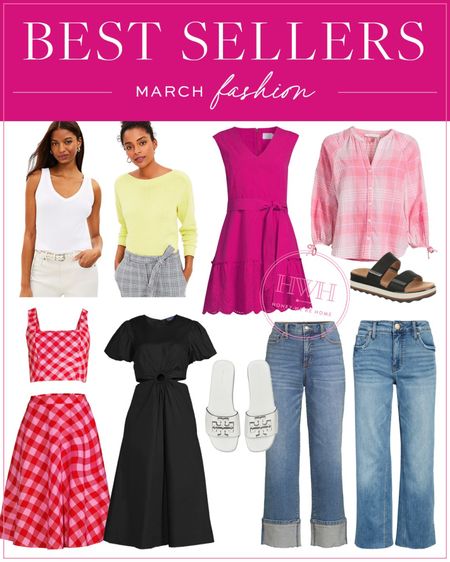 March Best Sellers for Fashion 

Tank Top • Crew Neck Top • Cut Out Dress • Eyelet Dress • Gingham Crop Top • Gingham Skirt • Platform Slides • Tory Burch Slides • Cuffed Denim • Raw Hemmed Denim • Plaid Top 

Top Sellers, Best Sellers, Your Favorites, Faves, Top Ten, Fashion Finds, Shoe, Amazon Fashion, Wal Mart Fashion, Loft Fashion, Tory Burch Shoe Crush 

#LTKSeasonal #LTKstyletip #LTKFind