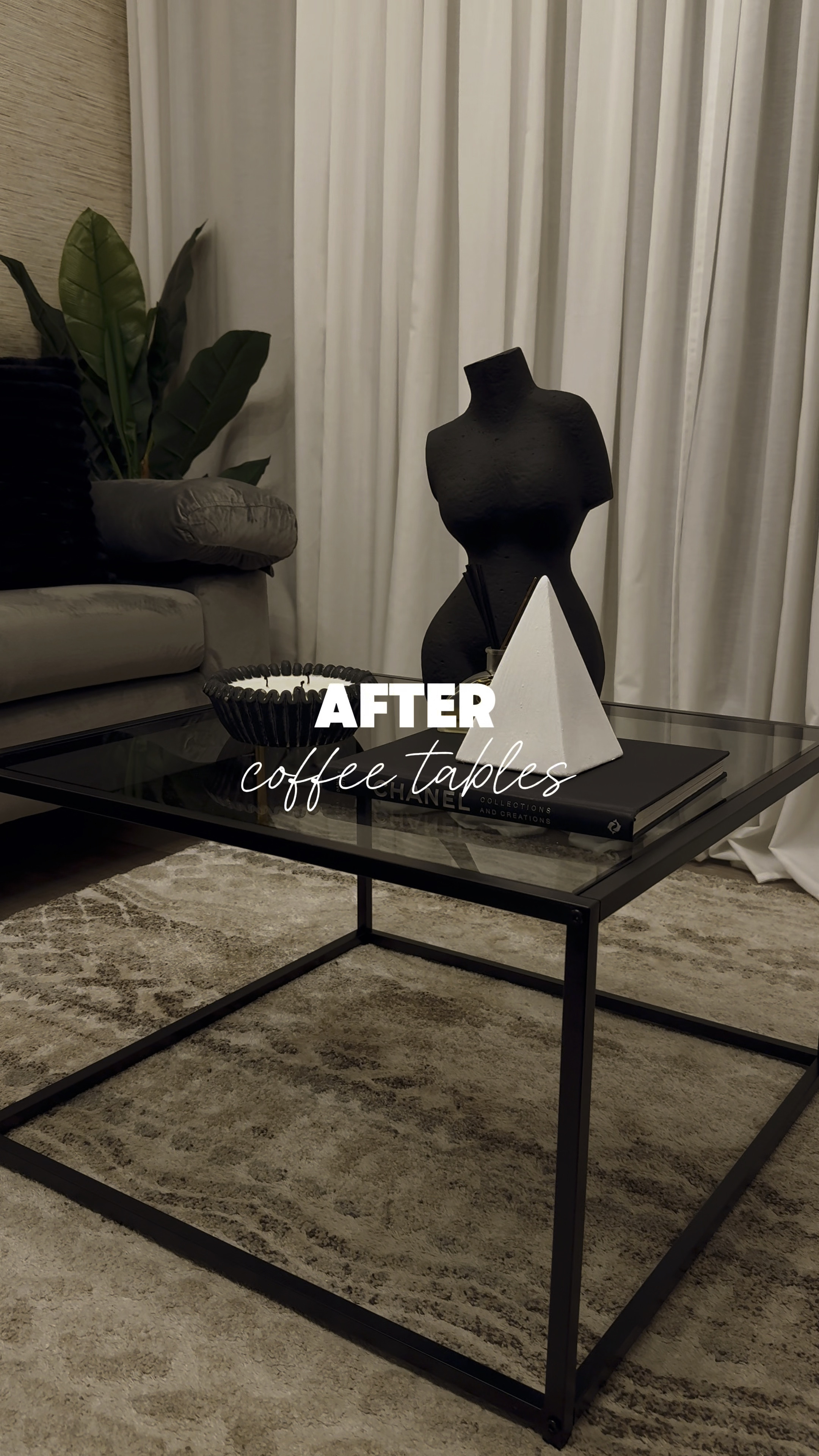 Modern Square Glass Coffee Tables for Living Room, Center Table for Small Space, Tempered Glass Top with Sturdy Metal Frame, Sofa Side Table, Easy Assembly

#LTKHoliday #LTKHome #LTKCyberWeek