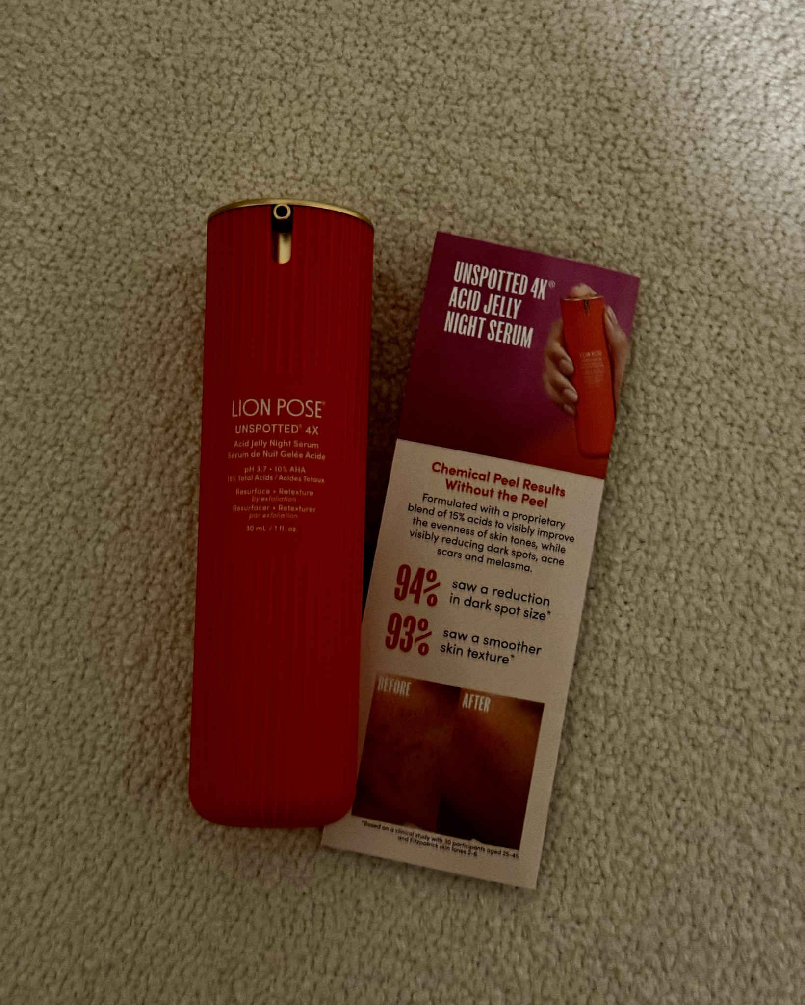 NEW Lion Pose Clinical Skincare: Acid Jelly Night Serum (even skin tone) and Pep Talk Bio Peptide Barrier Cream (24-hour Barrier Repair)

#LTKBeauty