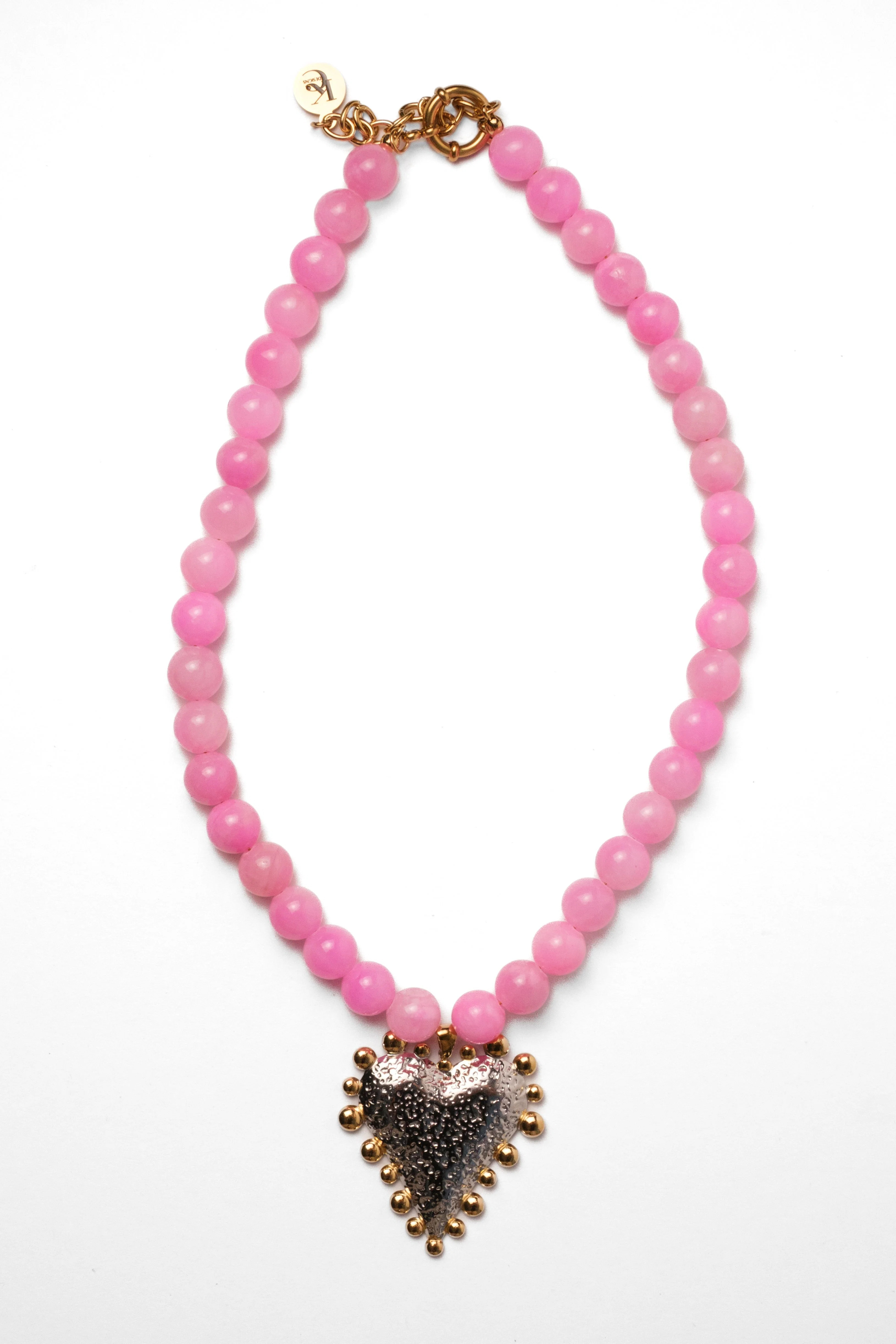 Dolce Heart Stone Natural Necklace | KC Chic Designs