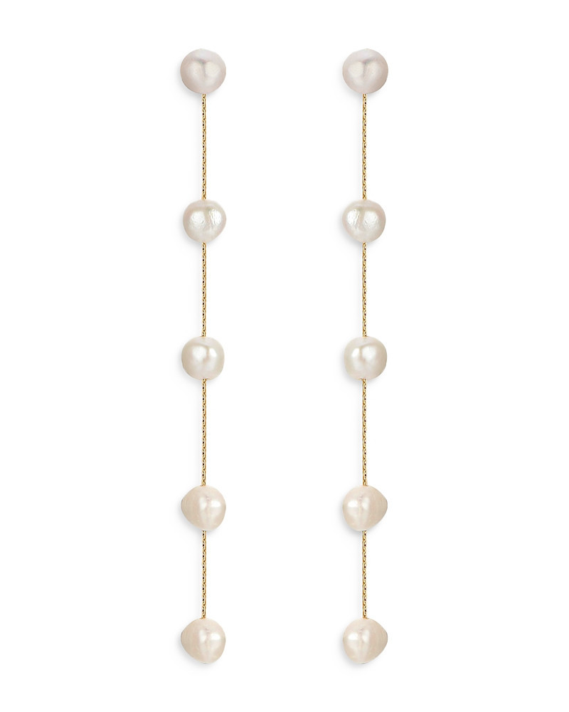 Ettika Cultured Freshwater Pearl Delicate Drop Earrings | Bloomingdale's (US)