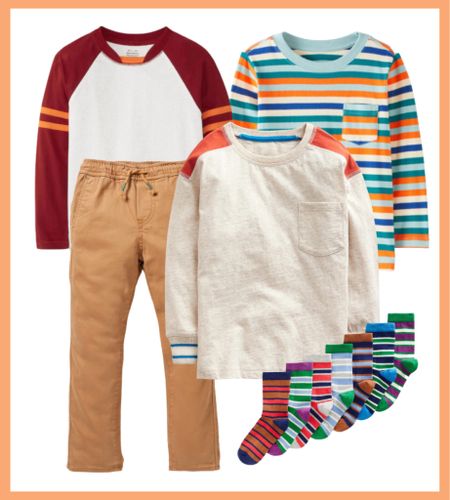 Fall outfit ideas for boys. Casual and classic play clothes for fall for boys. 

More on DoSayGive.com 

#LTKunder50 #LTKunder100 #LTKkids