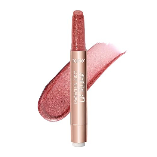 tarte maracuja juicy shimmer glass lip plump – Hydrating & Volumizing Lip Gloss Balm with Hyalu... | Amazon (US)