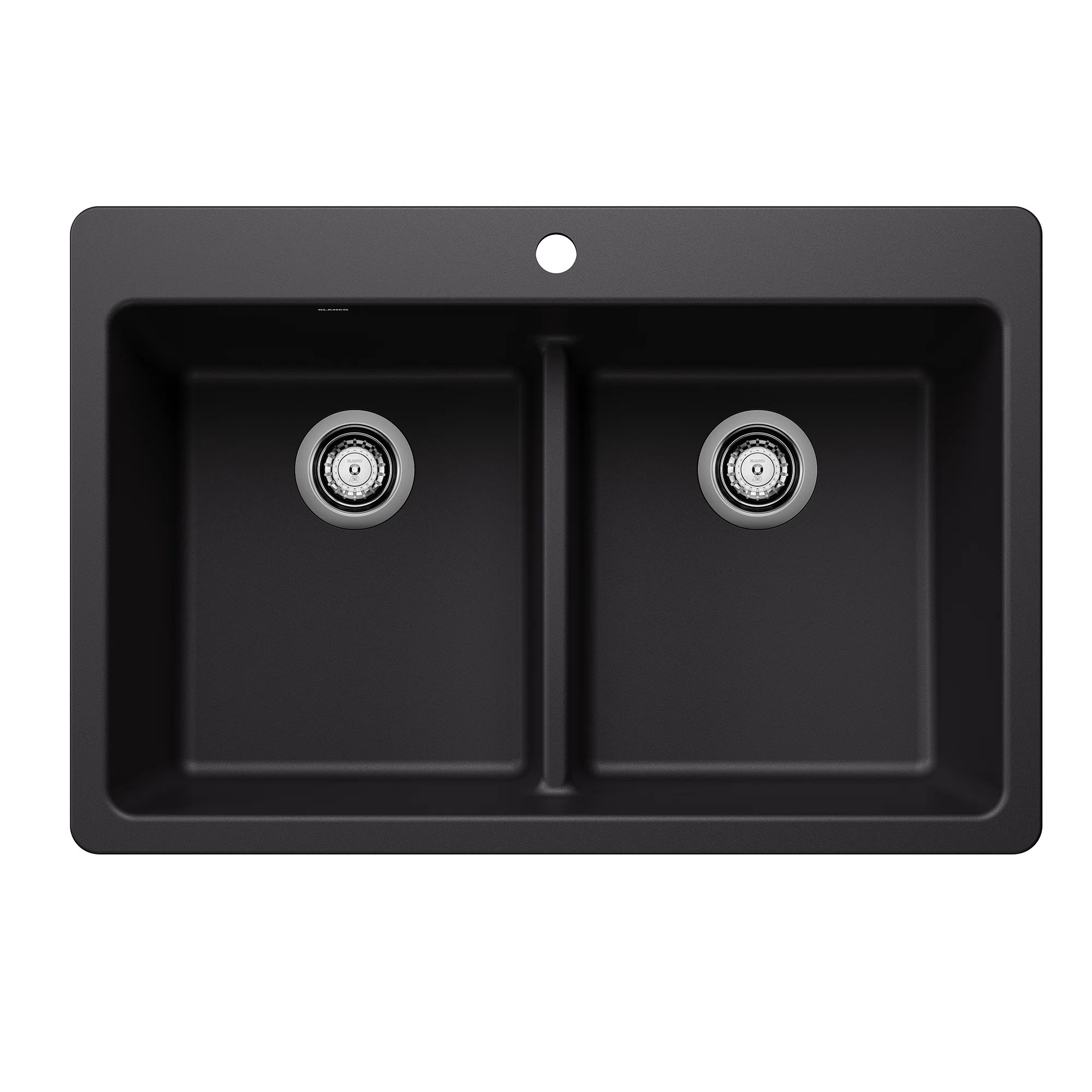 Liven Silgranit 33" L x 22" W Double Basin Drop-In/Undermount Kitchen Sink 403634 | Wayfair North America