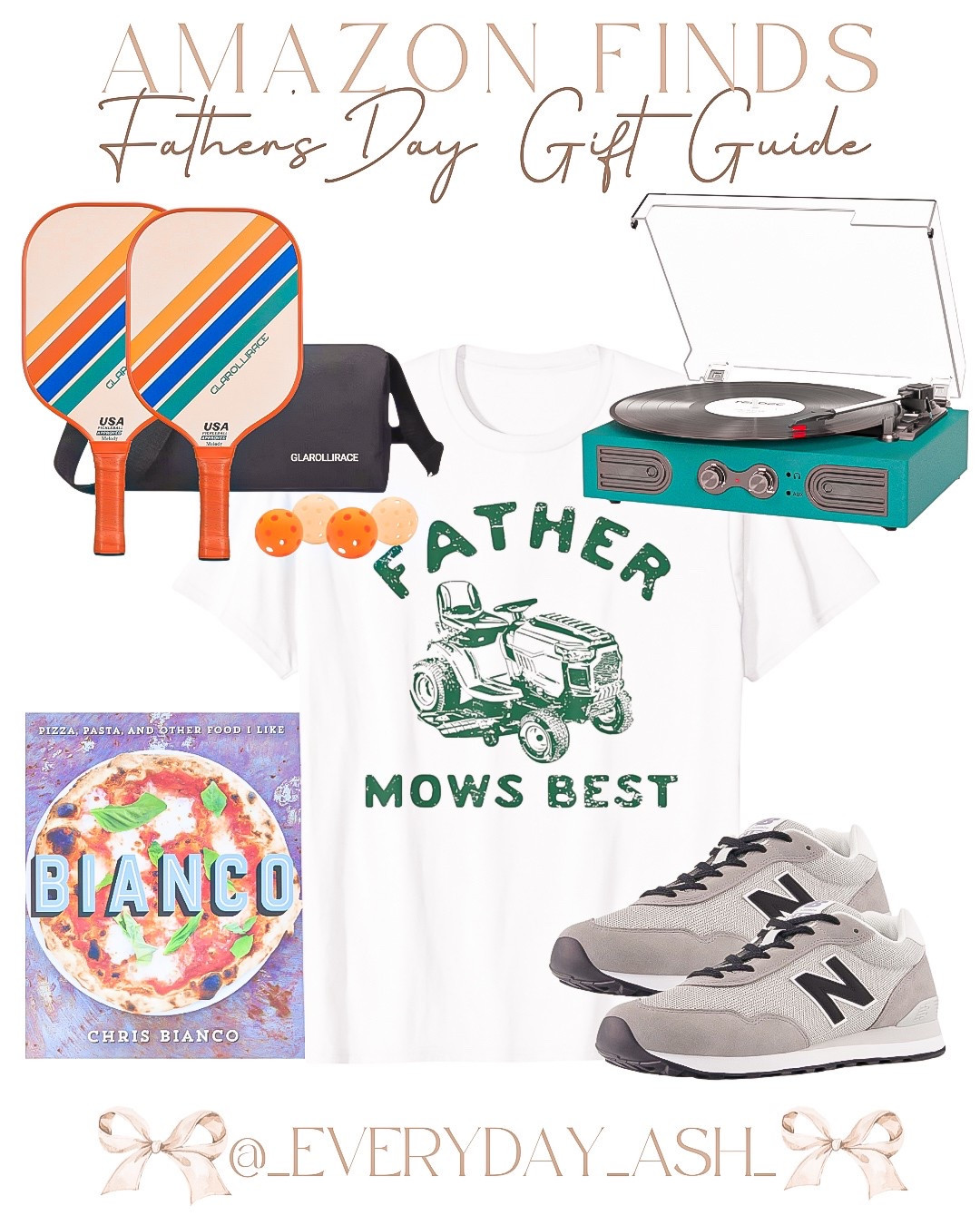 Father’s Day gift ideas 💙🎁

Men’s graphic tee, pickle ball paddles, record player, cookbook , men’s sneakers, men’s fashion 

#LTKGiftGuide #LTKMens #LTKSummerEdit