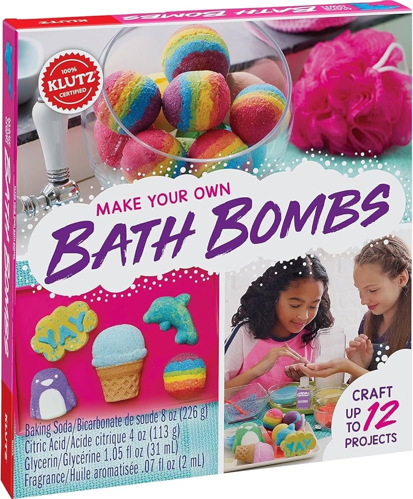 KLUTZ Make Your Own Bath Bombs Activity Kit | Amazon (US)