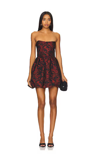 Addison Dress in Red & Black | Revolve Clothing (Global)