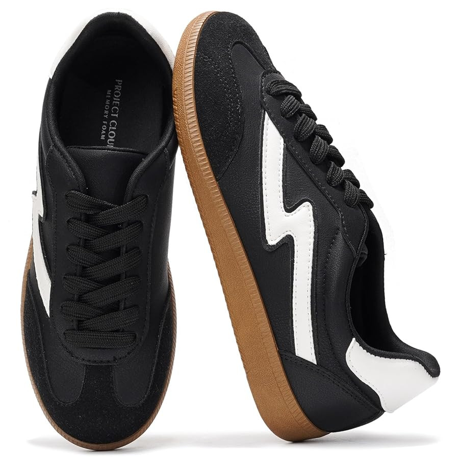 Project Cloud Sneakers for Women - Lace-Up Shoes for Women Trendy Women Sneakers with Memory Foam... | Amazon (US)