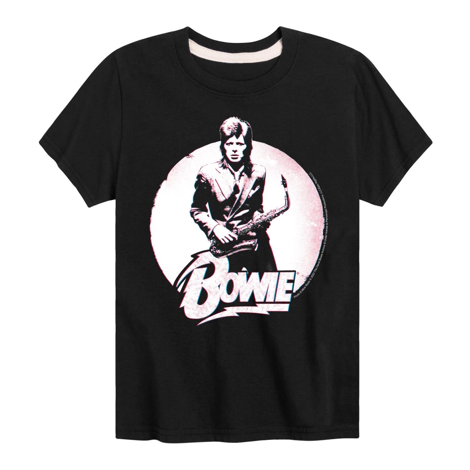 David Bowie - Bowie Distressed Circle - Toddler & Youth Short Sleeve Graphic T-Shirt | Walmart (US)