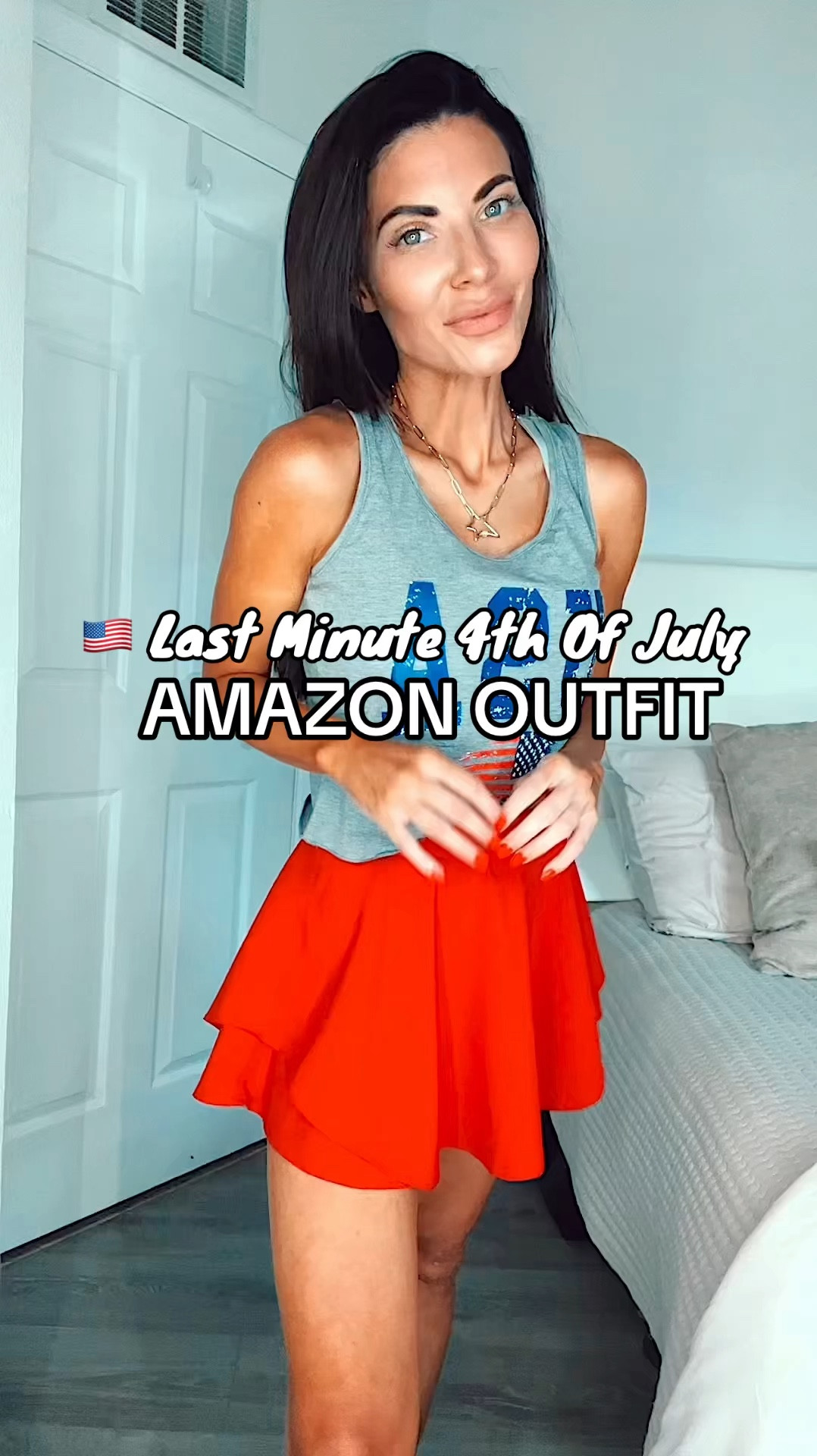 Last Minute 4th of July Amazon Outfit!

#4thofjuly #amazonfashion #amazonfashionfinds #amazonmusthaves #amazonsummermusthaves #summeroutfits #summerstyles #fourthofjulyoutfit #skort #skirt #tennisskirt #croptop #graphictee #tanktop #casualoutfitideas 

#LTKSummerSales #LTKStyleTip #LTKSaleAlert