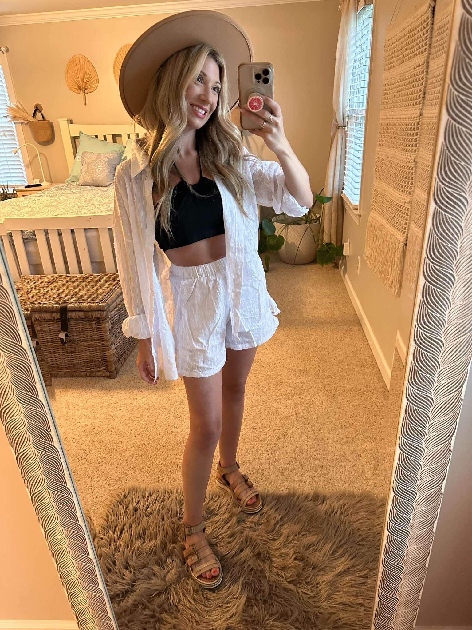 Two piece short set with king puff sleeves! Comes in a bunch of colors on Amazon limited time deal for $32

#LTKswim #LTKSale #LTKtravel