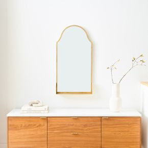 Metal Arch Shelf Mirror | West Elm (US)