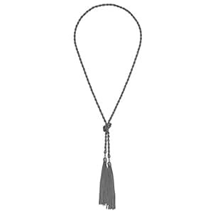 Lureme Simple Thin Chain Knot and Tassel Long Necklace (01003351-p) | Amazon (US)