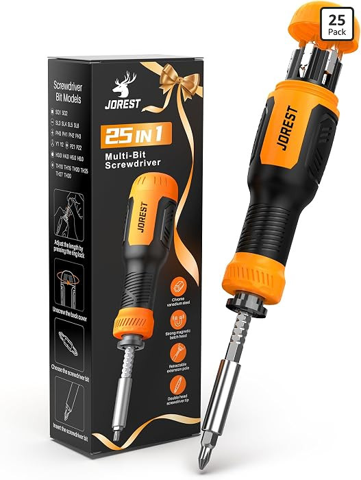 JOREST 25 in 1 Multi Screwdriver Set, Magnetic Screwdriver Multitool | Amazon (US)