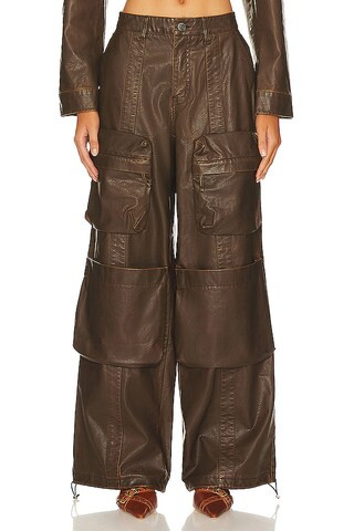 Hallie Jacket in Dark Brown | Revolve Clothing (Global)