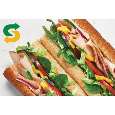 Subway Gift Card $50 (Email Delivery) | Target
