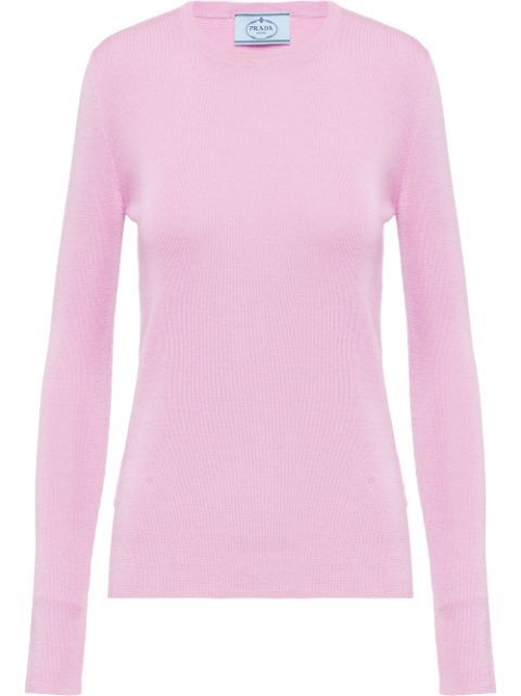 fine-knit crew-neck pullover | Farfetch (US)