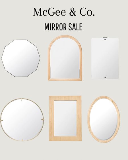 McGee & Co. mirror sale! 

#LTKSeasonal #LTKsalealert #LTKhome