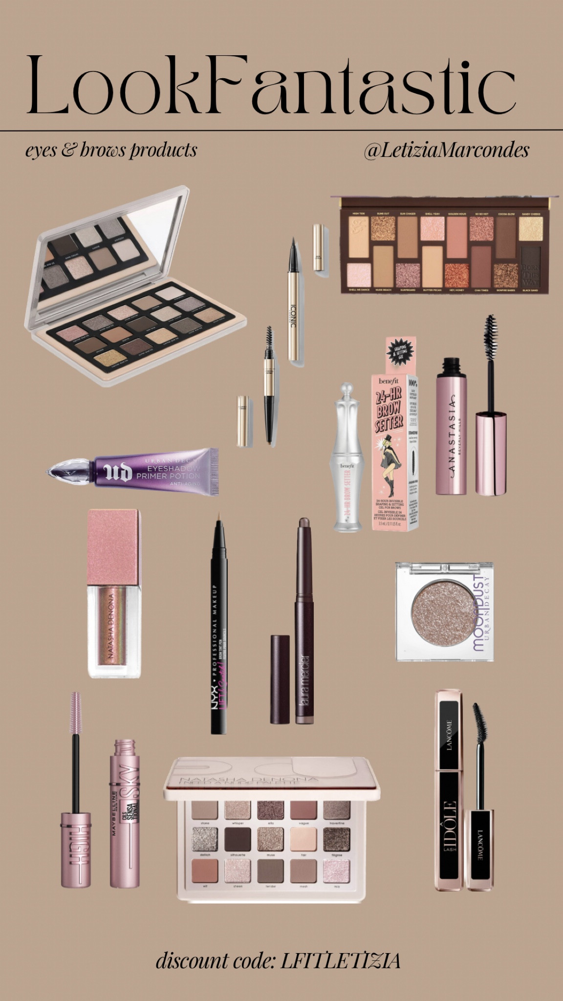 Look Fantastic Favs 💘 eyeshadows, eye pencil & brow products 

#LTKeurope #LTKbeauty