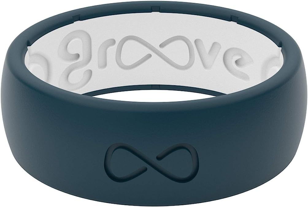 Groove Life Silicone Wedding Ring for Men - Breathable Rubber Rings for Men, Lifetime Coverage, U... | Amazon (US)