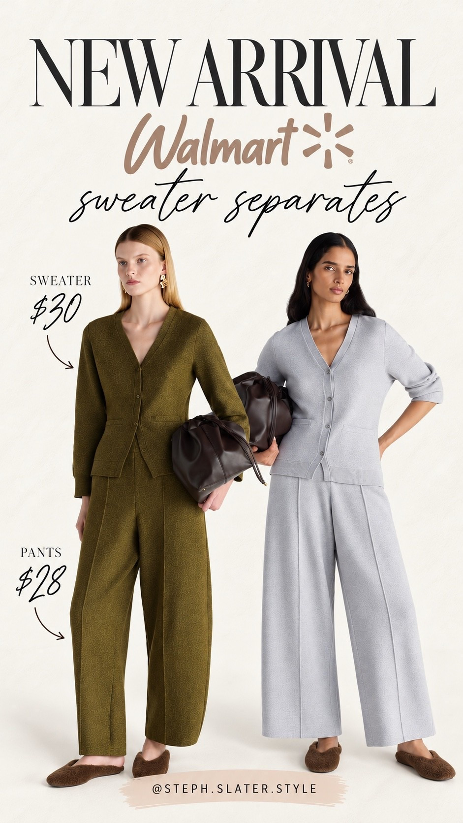 Luxurious looking sweater separates from @Walmart