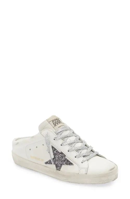 Golden Goose Sabot Mule Sneaker in White/Grey at Nordstrom, Size 7Us | Nordstrom