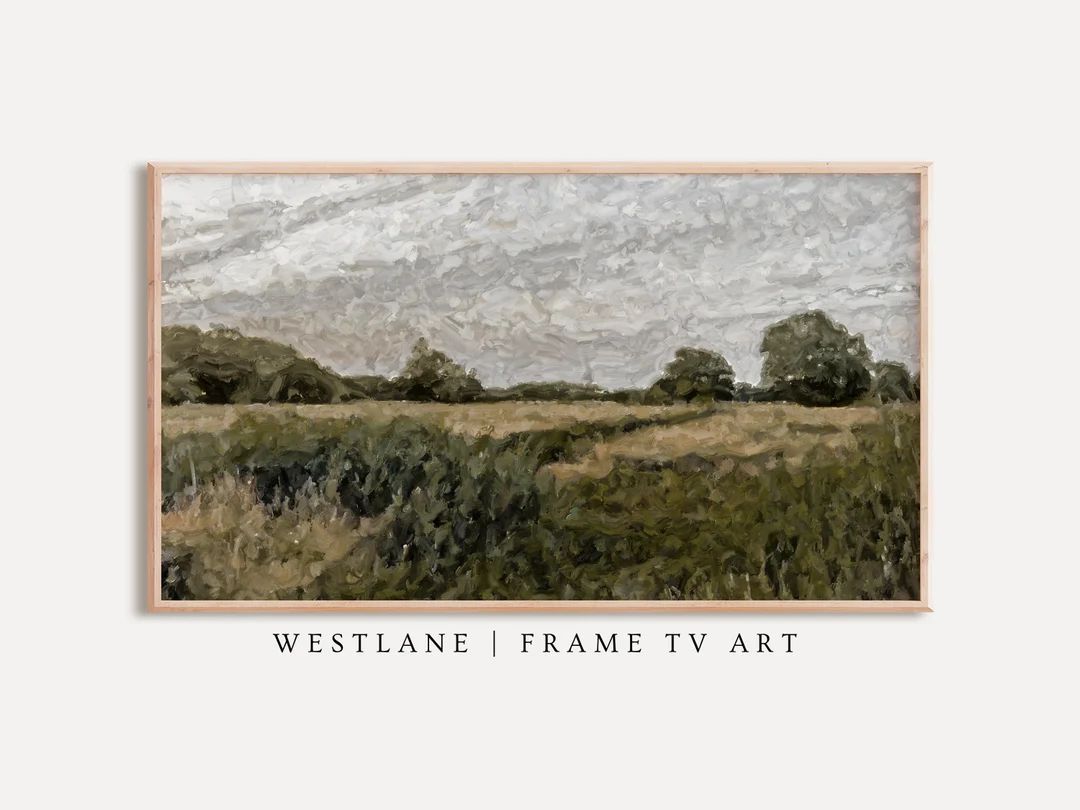 Samsung Frame TV Art | Summer Landscape Painting Farmhouse Decor DIGITAL Download TV297 | Etsy (US)