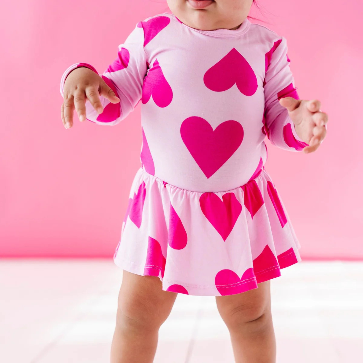 Perfectly Pink Ruffle Dress | Bums & Roses