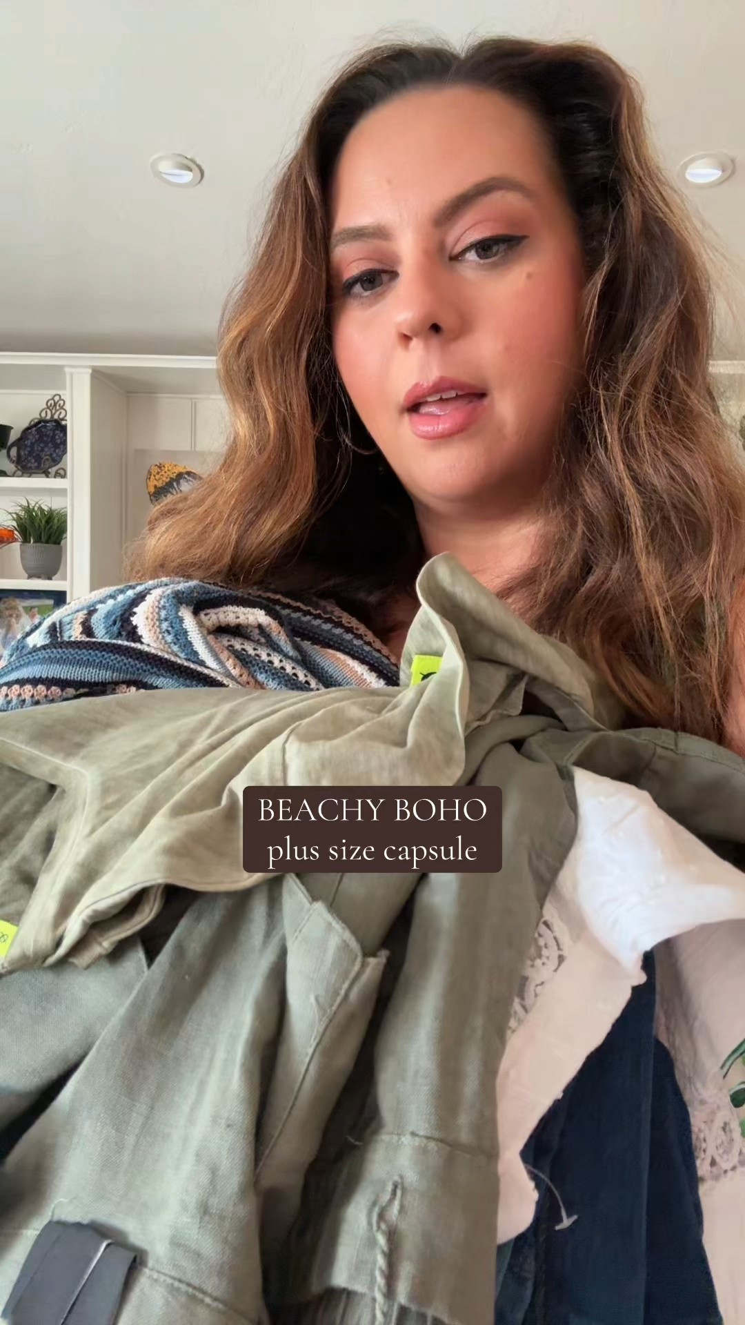 Beachy boho plus size style from @ullapopken! Wearing 20 jeans and 20/22 in split sizes. Would have preferred 22 in the line pants but loved the fit of the rest! Use code CRULLA for 35% off $39+ 

#LTKPlusSize